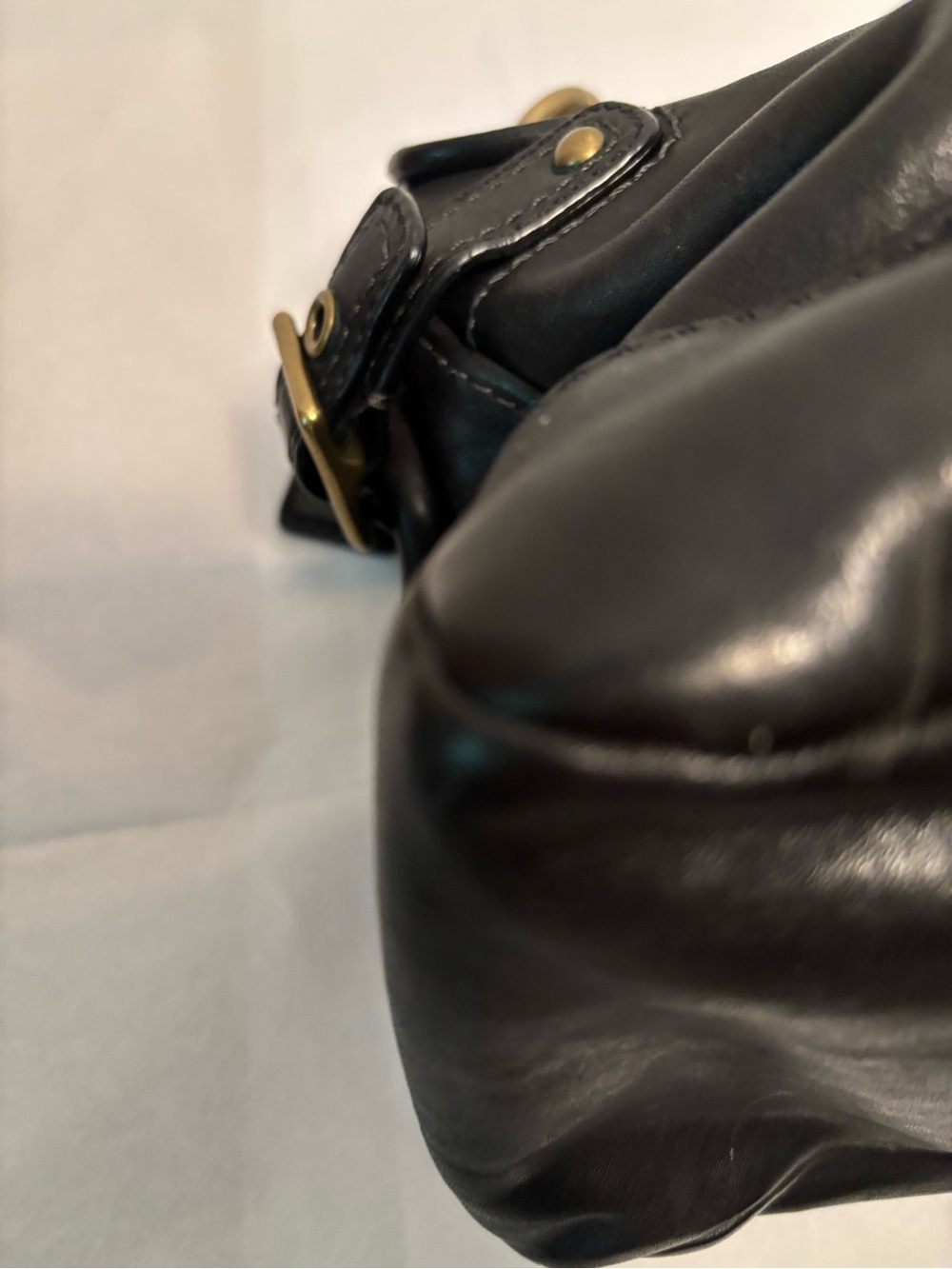 Coach Y2K Anniversary Legacy Leigh black Leather Satchel 11128 Vintage Leigh - Picture 8 of 16